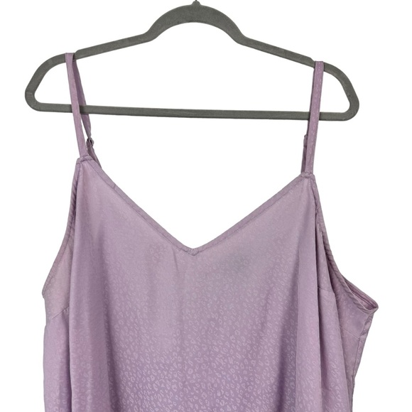 TORRID Sophie Lilac Purple Leopard Cheetah Plus Size 2X Swing Cami Monochromatic - Picture 8 of 12